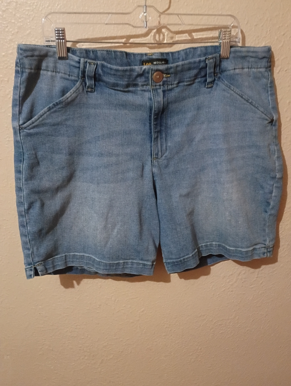 Lee Size 18 Blue Denim Shorts